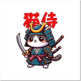 Neko Samurai Posters and Art